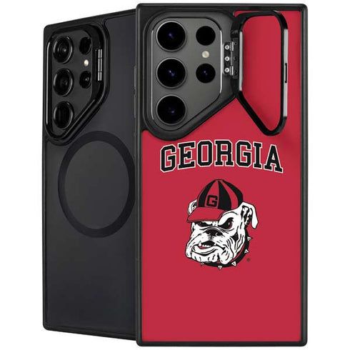 University of Georgia Bulldogs Logo Galaxy S25 Ultra Kickstand Case
